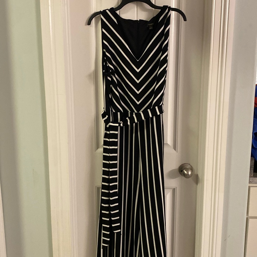 AT stripe jumpsuit